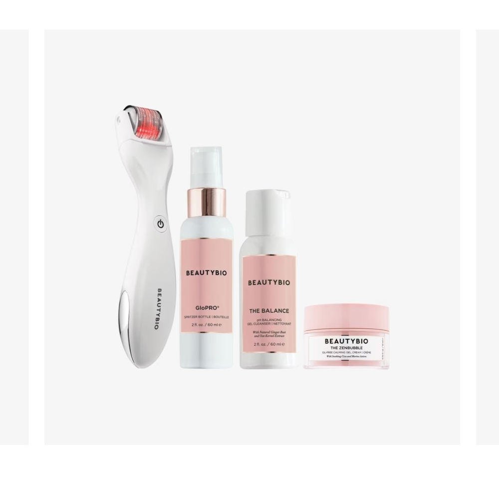 BeautyBio Get That Glow GloPRO Facial Microneedling Discovery Set - Picture 2 of 7
